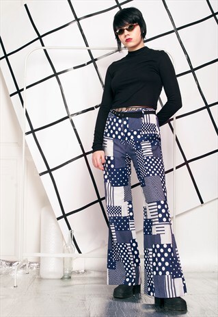 FLARE TROUSERS - 70S VINTAGE HIPPIE FLARES