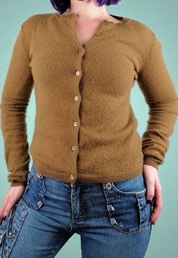 ASPESI Vintage 90's Y2K Soft Knit Cardigan Sweater