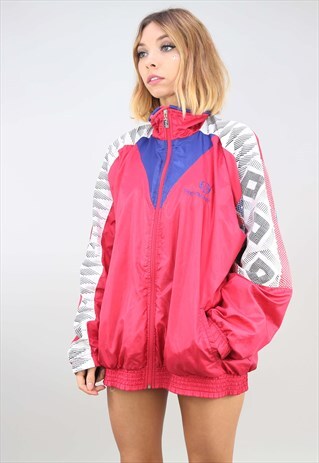VINTAGE OVERSIZED SERGIO TACCHINI FESTIVAL SHELL WINDBREAKER