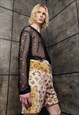 CONTRAST FLEECE SHORTS REWORKED FAUX FUR FLUFFY PANTS CREAM