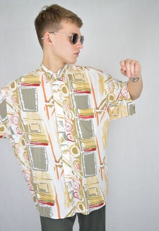 VINTAGE MULTICOLOUR GRAPHIC SHORT SLEEVE SHIRT