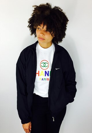 NIKE BLACK WINDBREAKER JACKET