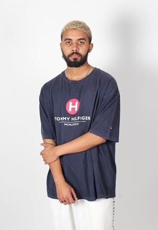 VINTAGE TOMMY HILFIGER T-SHIRT BLUE