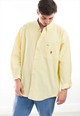 VINTAGE TOMMY HILFIGER LOGO SHIRT 90S XL 14.8