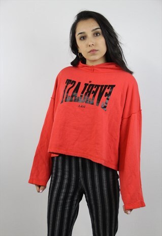 VINTAGE EVERLAST 90'S CROPPED HOODIE