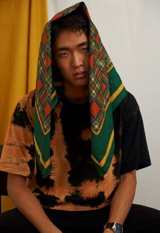 VINTAGE GUCCI INSPIRED TARTAN SCARF