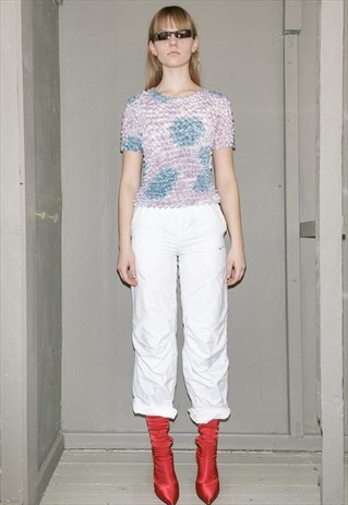 VINTAGE RAVE CROP T-SHIRT