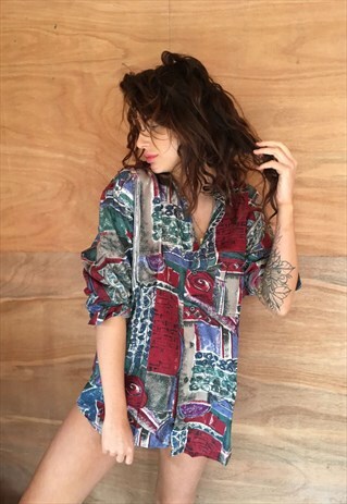 OVERSIZED RETRO 90S 80S VINTAGE UNISEX FESTIVAL SHIRT