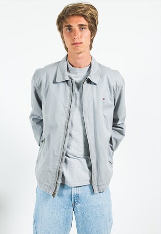 VINTAGE 80S TOMMY HILFIGER HARRINGTON JACKET / S2984