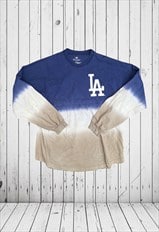 tie dye long sleeve baseball spirit jersey LA Dodgers