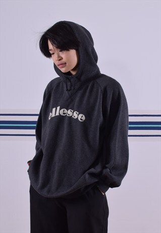 DARK GREY ELLESSE HOODIE