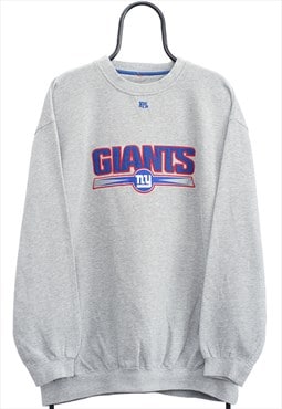 Vintage NFL New York Giants Grey Sweatshirt Mens