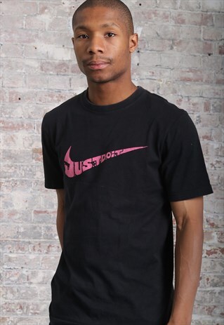 VINTAGE NIKE LOGO T-SHIRT BLACK