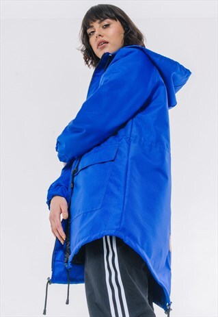 WARM WINTER COAT / PARKA IN ROYAL BLUE COLOUR