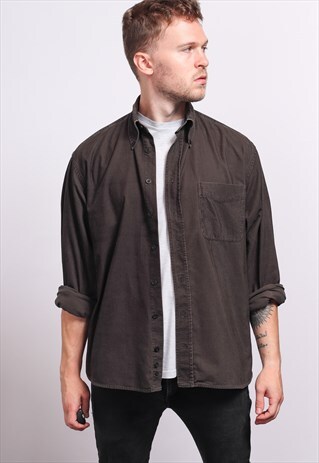 VINTAGE CORDUROY SHIRT GREY