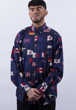TOMMY HILFIGER FLAG SHIRT