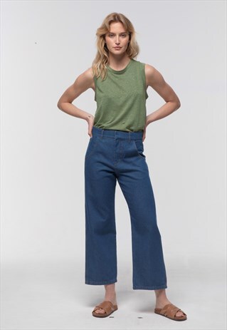 DENIM CULOTTE