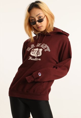 VINTAGE CHAMPION PRINTED HOODIE