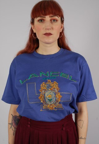 VINTAGE 80'S EMBROIDERED T-SHIRT