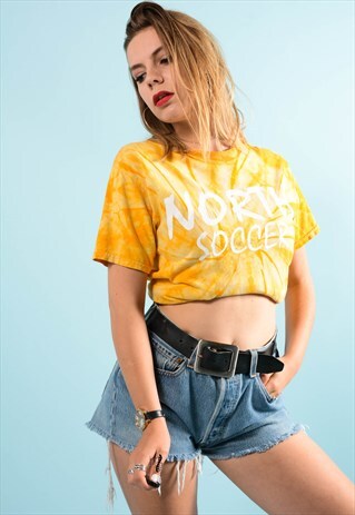 VINTAGE TIE-DYE PRINT TEE SHIRT