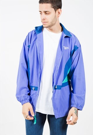 VINTAGE 90S REEBOK WINDBREAKER JACKET / S9288