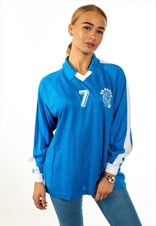 VINTAGE LONG SLEEVED FOOTBALL T-SHIRT T376