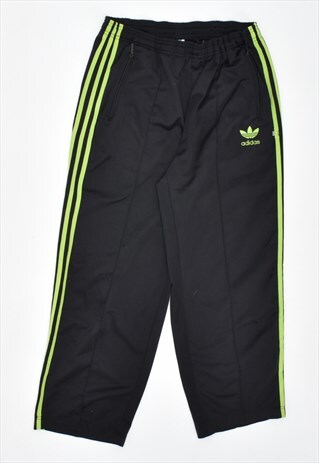 VINTAGE 90'S ADIDAS TRACKSUIT TROUSERS BLACK