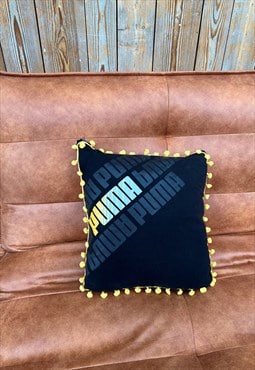 Reworked Puma pillow cushion 