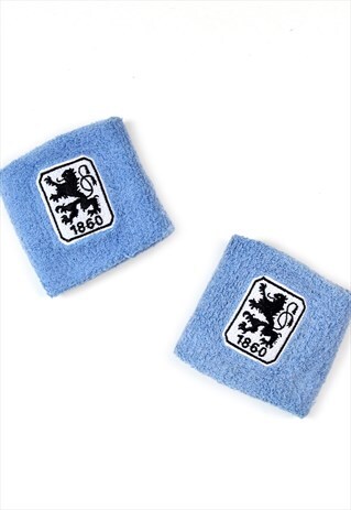 TSV 1860 MUNCHEN VINTAGE SET OF 2 WRISTBANDS SWEATBANDS