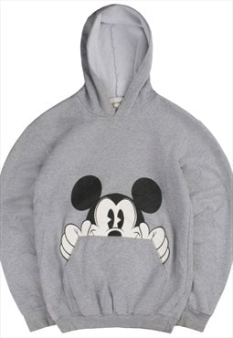 Disney  Mickey Mouse Pullover Hoodie XLarge Grey