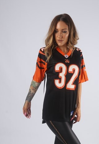 VINTAGE NFL REEBOK T-SHIRT JERSEY TOP FOOTBALL 14 - 16 (GBA)