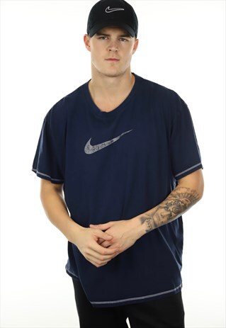 VINTAGE 90S NIKE T SHIRT BLUE