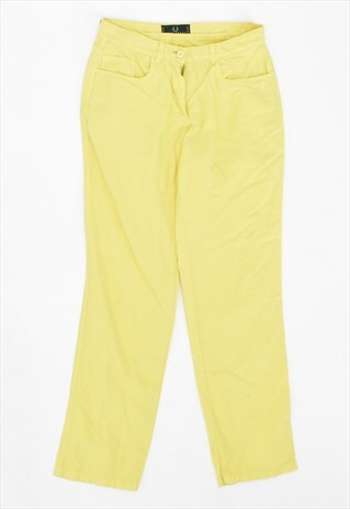 VINTAGE 90'S FRED PERRY TROUSERS YELLOW