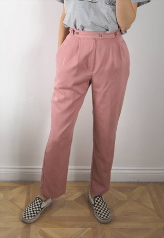 VINTAGE BLUSH PINK TROUSERS