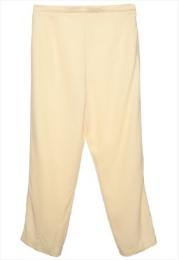 Cream  Alfred Dunner Trousers - W34