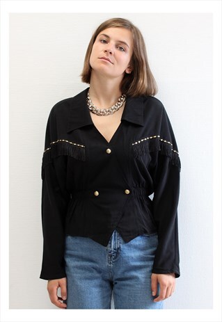 90'S FESTIVE FRINGE JACKET