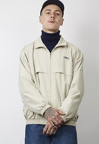 VINTAGE 90'S UMBRO BEIGE SHELL JACKET