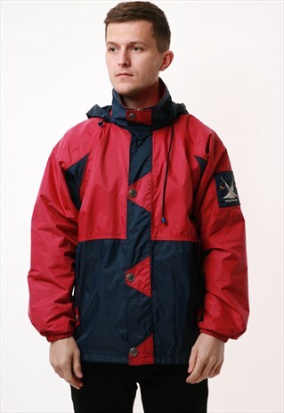 90S VINTAGE OLDSCHOOL HELLY HANSEN SHELL HOODED JACKET 16374