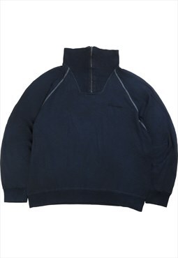 Vintage  Champion Sweatshirt Spellout Quarter Zip
