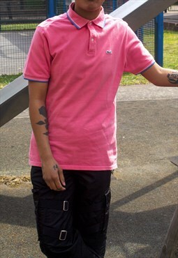 Vintage Le Tigre Polo T-Shirt Pink