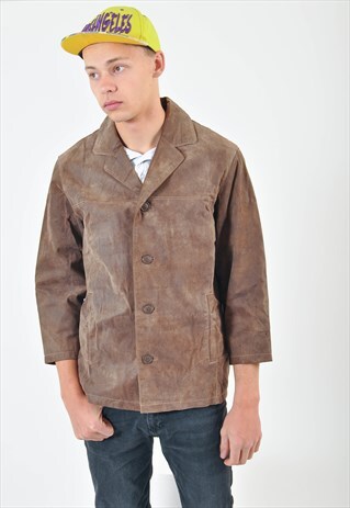 VINTAGE 90S SUEDE LEATHER JACKET