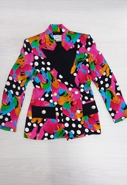 80's Vintage Richie Freeman For Teri Jon Blazer Jacket Multi