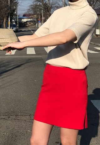 90S DEADSTOCK WITH TAGS MINI SKIRT