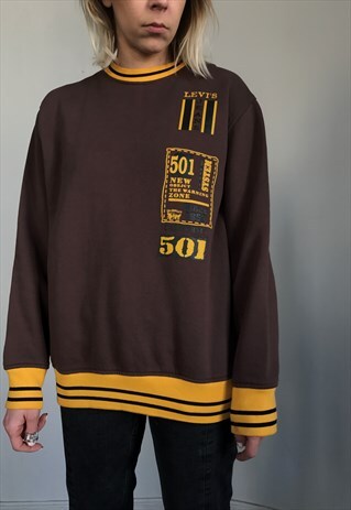 VINTAGE 90' OLDSCHOOL CLASSIC UNISEX LEVIS SWEATSHIRT