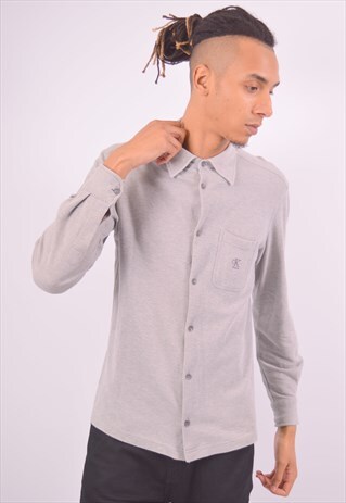 VINTAGE CALVIN KLEIN SHIRT GREY