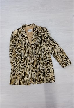 Y2K Vintage Animal Print Basler Blazer