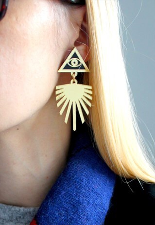 EARRINGS GOLDEN EYE