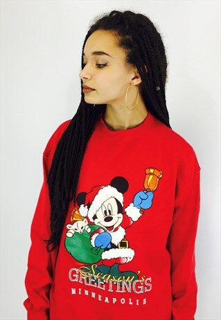 DISNEY CHRISTMAS MICKEY MOUSE SWEATSHIRT