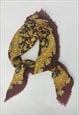 BROWN FLORAL SCARF