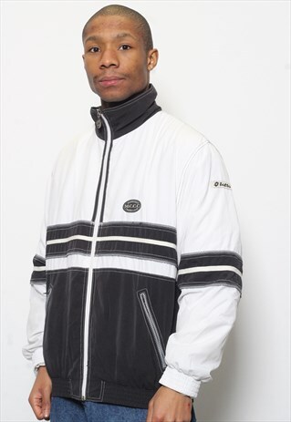 VINTAGE LOTTO TRACK JACKET WHITE